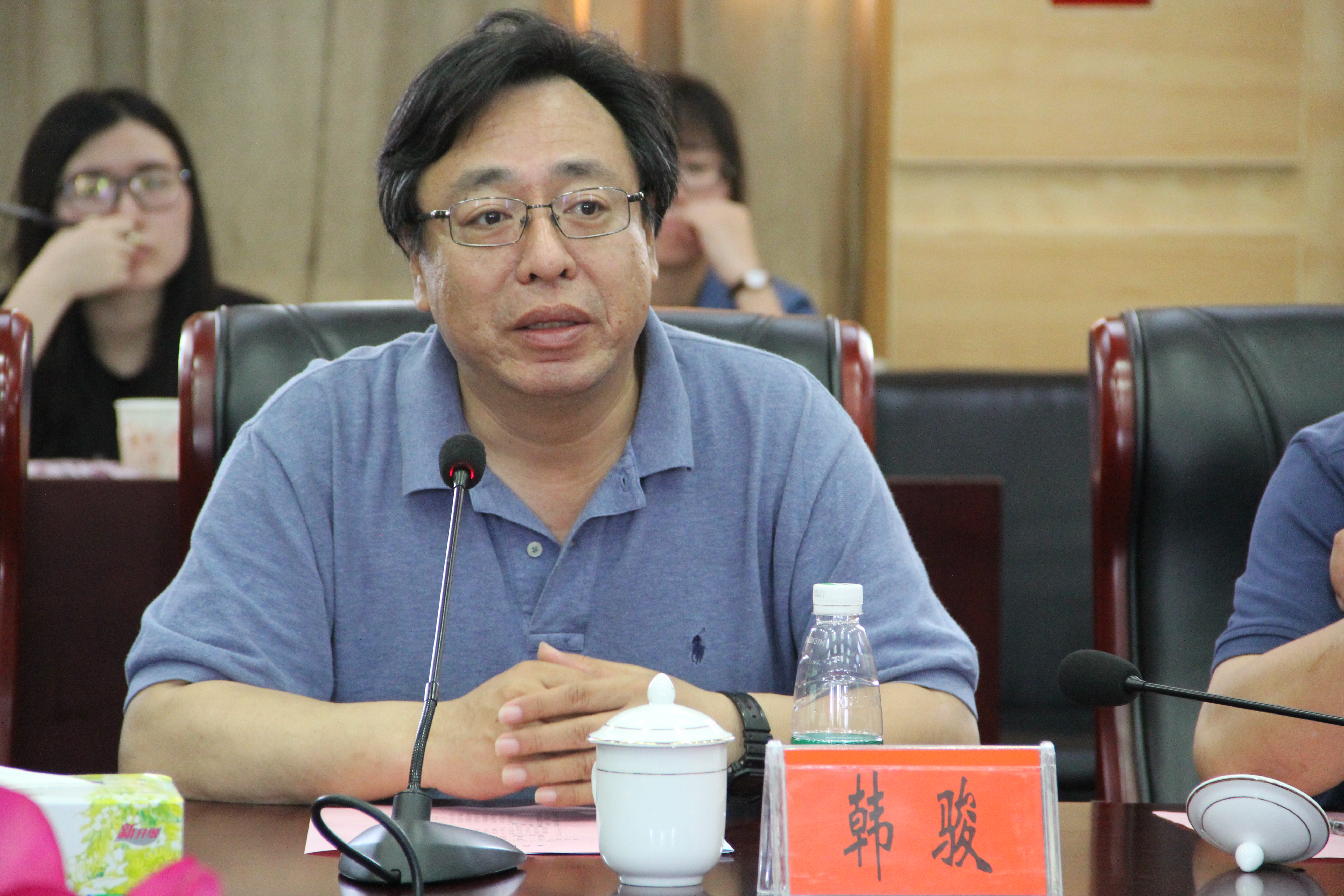 中央电化教育馆韩骏副馆长实地调研
